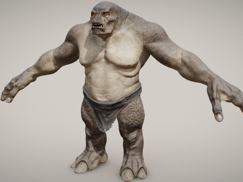  指环王巨怪-3d模型 