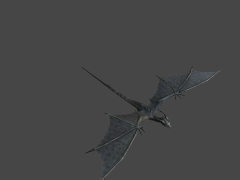  ?真实龙纹理3d模型 