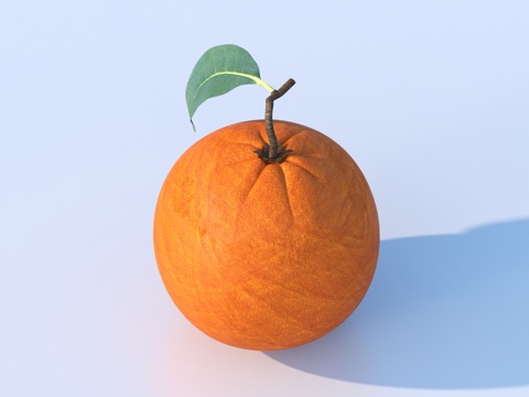  橘子 柑橘 砂糖橘 水果 果盘3d模型 