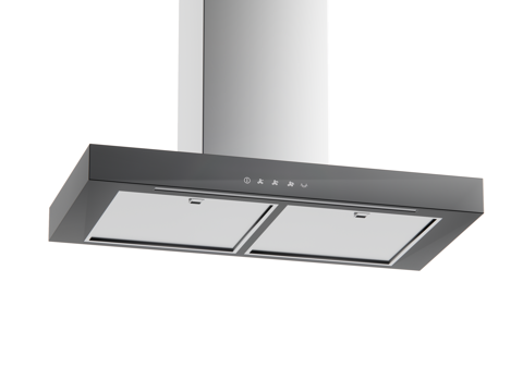  现代油烟机su模型 