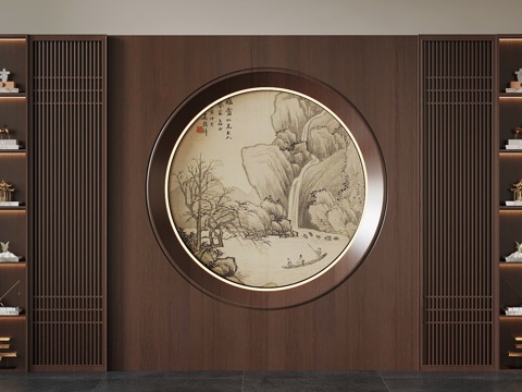  茶柜 新中式茶柜3d模型 