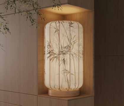  壁燈 新中式壁燈3d模型 