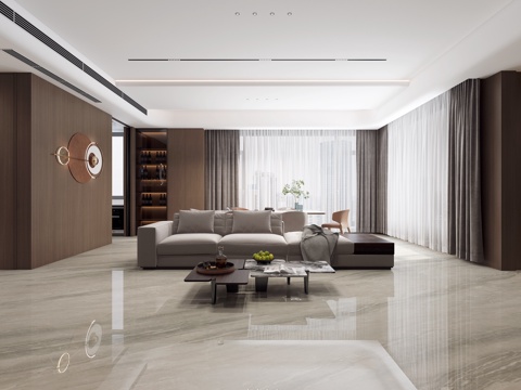  現(xiàn)代意式客餐廳3d模型 