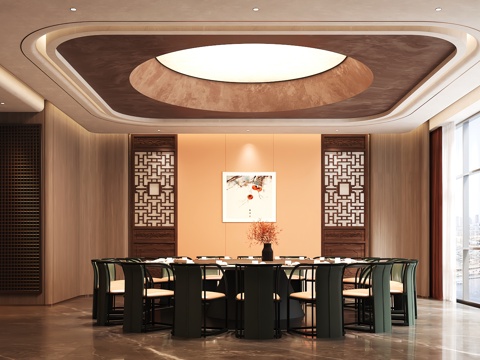  包厢 包间 餐厅包厢 餐饮包间 餐饮包房3d模型 