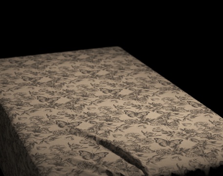  法式桌布su模型 