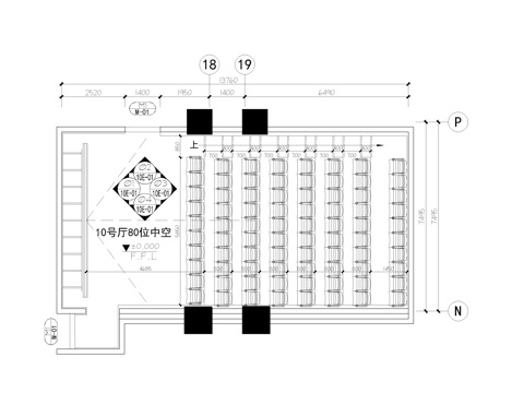 現(xiàn)代3套影廳施工圖cad施工圖 