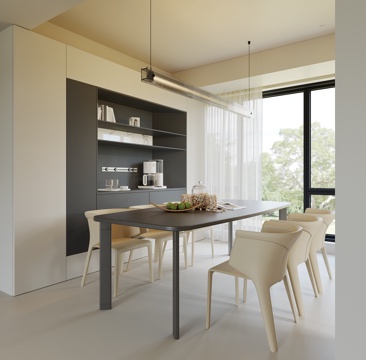  現(xiàn)代家居餐廳3d模型 