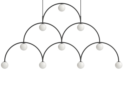  Pholc 極簡(jiǎn)吊燈 裝飾吊燈 多頭吊燈 燈泡吊燈 現(xiàn)代吊燈3d模型 