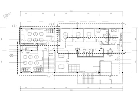  幼兒園裝修施工圖cad施工圖 