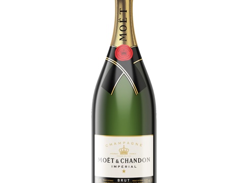  Moet 現(xiàn)代香檳 香檳 洋酒 酒 紅酒 葡萄酒3d模型 