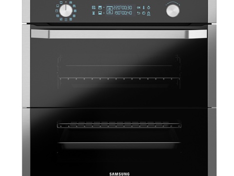 现代烤箱 三星烤箱 嵌入式烤箱 烤炉 厨房电器3d模型 