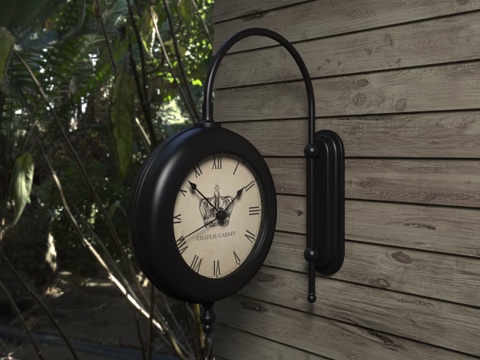  挂表 钟表su模型 