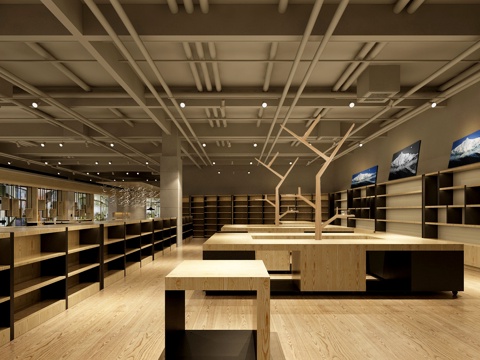  中信書店施工圖cad施工圖 