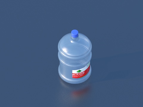  水桶 桶装水 储水桶su模型 