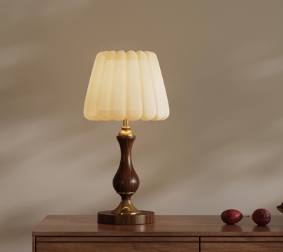  台灯 法式中古风台灯3d模型 