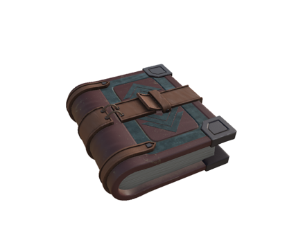  魔法宝典 魔法书3d模型 