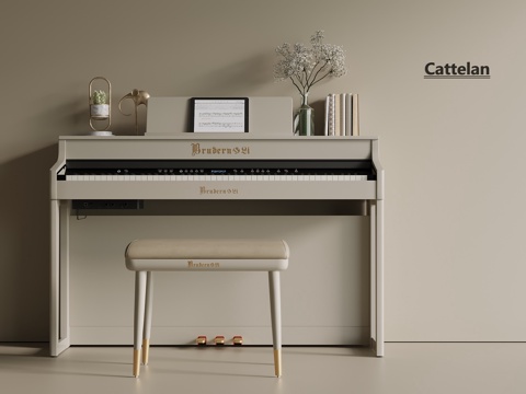  乐器 钢琴3d模型 