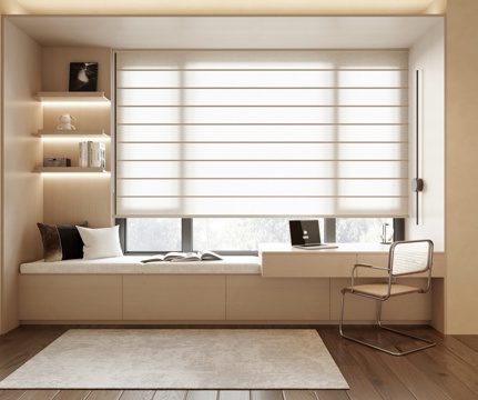 现代飘窗3d模型