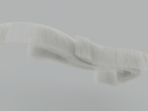  現(xiàn)代吊燈3d模型 