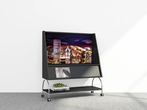  現(xiàn)代電視支架3d模型 