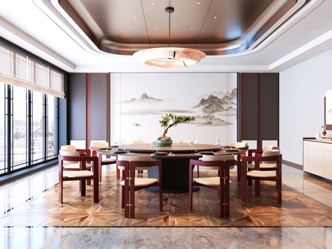  包厢 包间 餐厅包厢 餐饮包间 餐饮包房3d模型 