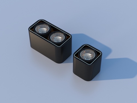  筒燈 射燈3d模型 