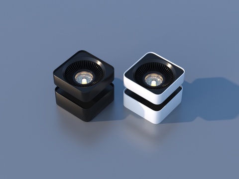  筒燈 射燈3d模型 