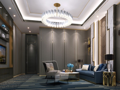  接待室 酒店接待室 公司接待室 会客室3d模型 