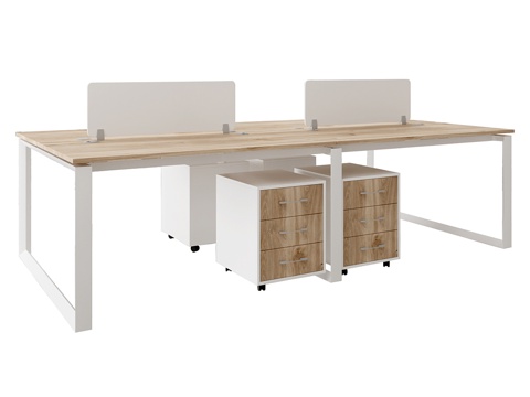  辦公桌3d模型 