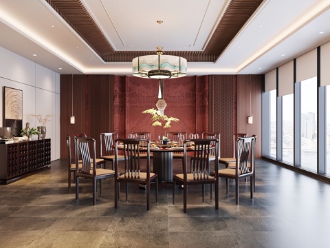  包厢 包间 餐厅包厢 餐饮包间 餐饮包房3d模型 