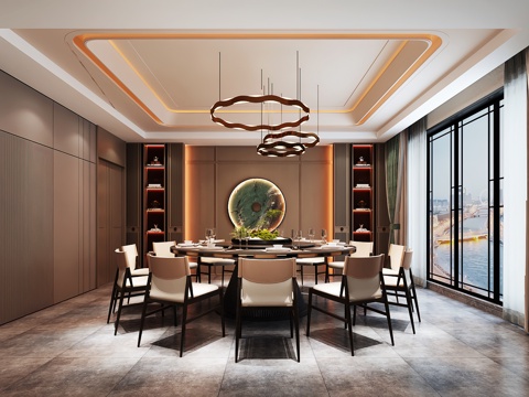  包厢 包间 餐厅包厢 餐饮包间 餐饮包房3d模型 