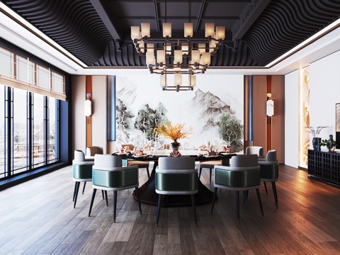  包厢 包间 餐厅包厢 餐饮包间 餐饮包房3d模型 
