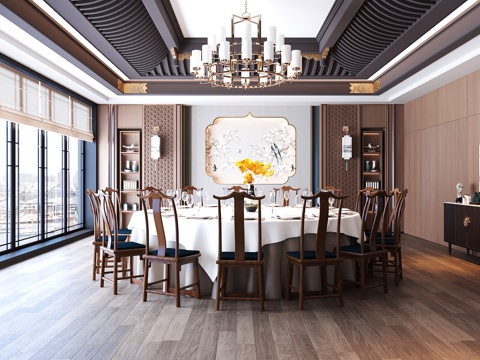  包厢 包间 餐厅包厢 餐饮包间 餐饮包房3d模型 