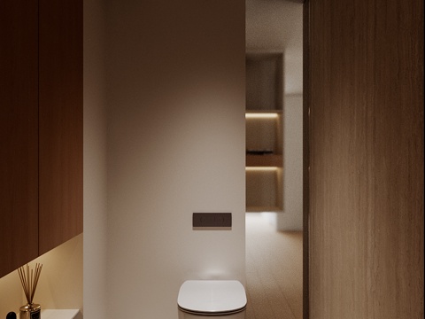  現(xiàn)代衛(wèi)生間3d模型 