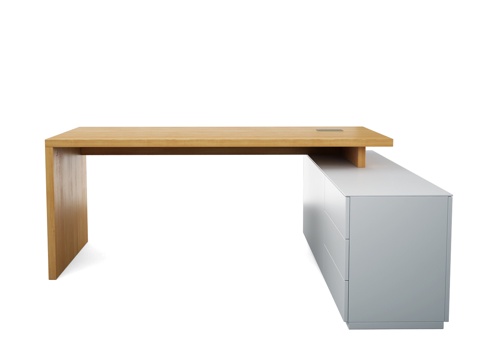  sudbrock 现代办公桌 办公桌 极简办公桌 文件柜3d模型 