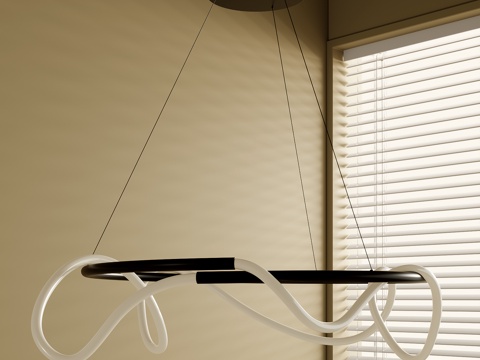  现代吊灯su模型 