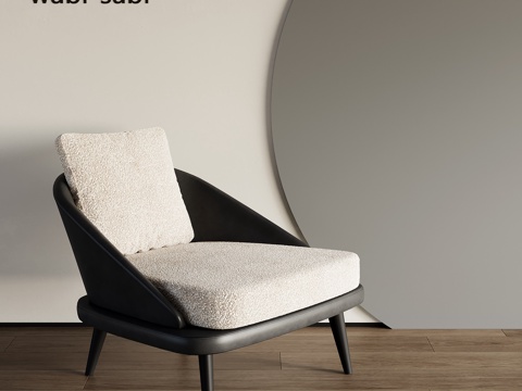 现代休闲椅su模型