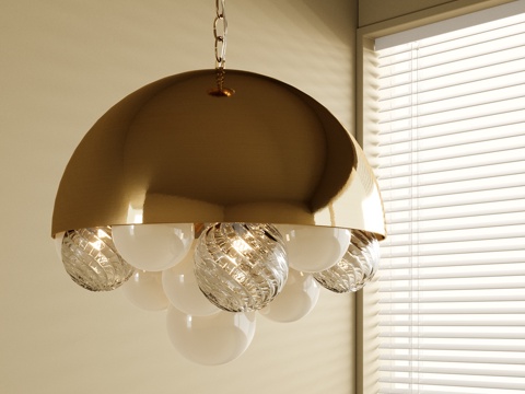 法式吊灯免费su模型