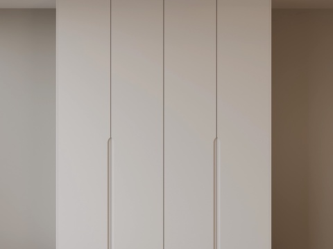  现代衣柜3d模型 