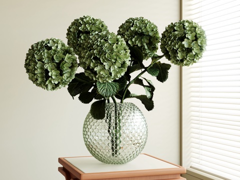 现代花瓶花艺su模型