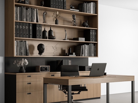  办公家具3d模型 