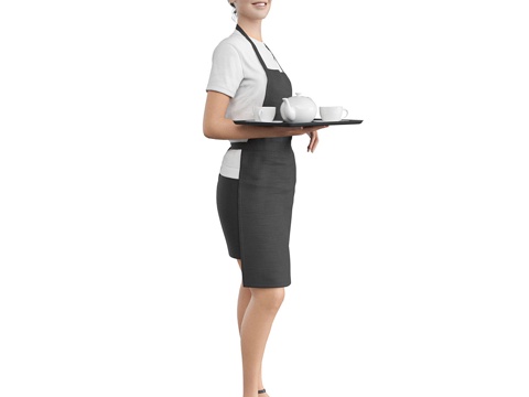 女人3d模型 