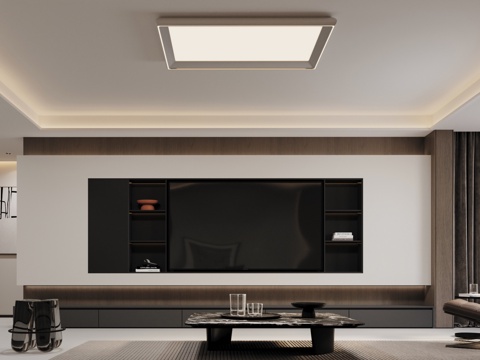  現(xiàn)代意式客餐廳3d模型 