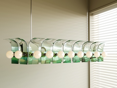  现代吊灯su模型 