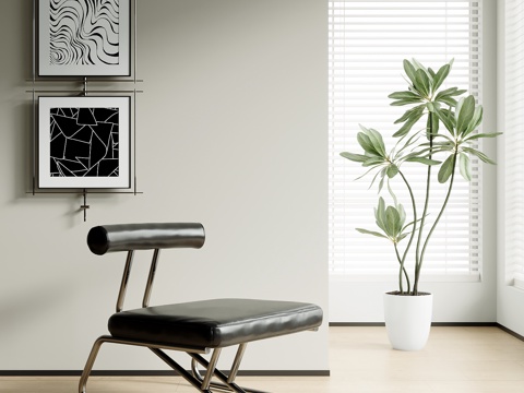  现代休闲椅3d模型 