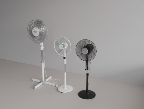  电风扇 落地扇3d模型 