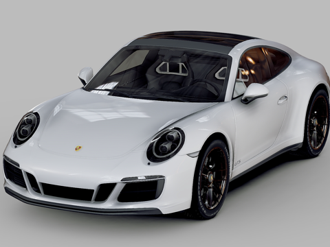  汽车 保时捷911 跑车 豪车3d模型 