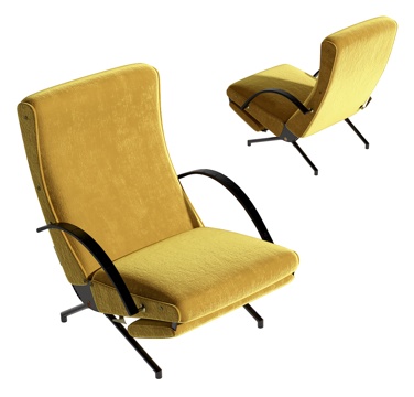  现代休闲椅su模型 