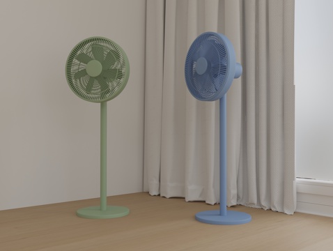  电风扇 落地扇3d模型 