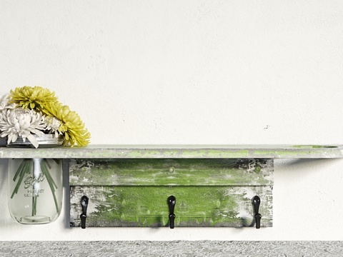  现代花瓶花艺  花瓶插花组合3d模型 